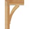 Ekena Millwork Thorton Block Rough Sawn Bracket, Western Red Cedar, 4"W x 16"D x 24"H BKT04X16X24THR05RWR - alternate 4